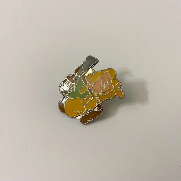 Lot of 3 Snow White Dwarf Pins Dopey Happy - Picture 3 of 13